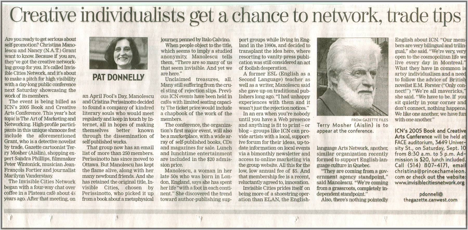 Gazette Pat Donnelly Stroke